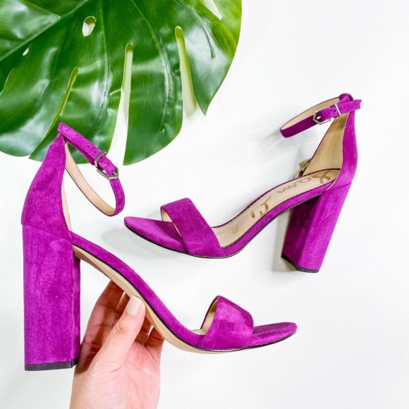 Sam Edelman Shoes - SAM EDELMAN Yaro Suede heels in Fuschia size 9 NEW